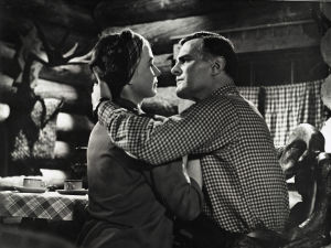 Ote elokuvasta Ylijäämänainen (1951).