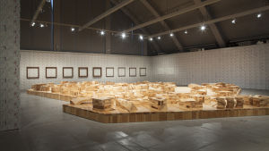 Ai Weiwei: Ordos 100 Model, 2011. Frames, 2013. IOU Wallpaper, 2011-2013 kuva:HAM / Maija Toivanen