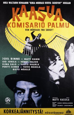 Kaasua, komisario Palmu -elokuvan juliste (1961).