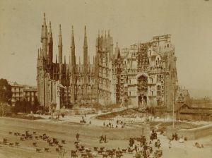 Valokuva Sagrada Familiasta 1906
