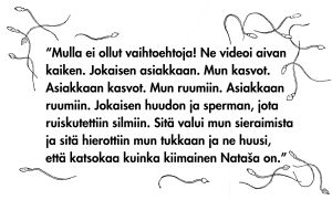 sitaatti Sofi Oksasen Puhdistus-näytelmästä, WSOY sitaatti, Sofi Oksanen, puhdistus, raiskaus, WSOY