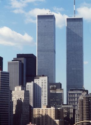 Yhdysvallat, New York. World Trade Center (WTC), Manhattan. 1983