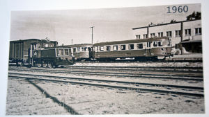 Hangö järnvägsstation 1960.