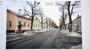 En bild från Bulevarden i Hangö. Bilden är från 2009.