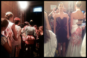 En titt bakom kulisserna på London Fashion Week hösten 2016. Bakom kulisserna på London Fashion Week