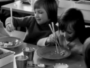 Pirkkalan peruskoulun oppilaita (1973).