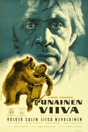 Punainen viiva - elokuvan juliste (1959).