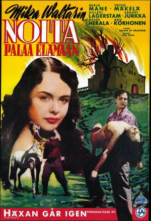 Noita palaa elämään -elokuvan juliste (1952).