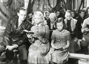 Ote elokuvasta Saariston tyttö (1953).