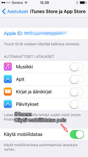 Sovellusten automaattisten päivitysten estäminen iPhonessa. Sovellusten automaattisten päivitysten estäminen iPhonessa.