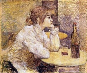 Toulouse-Lautrecin muotokuva  Suzanne Valadonista.