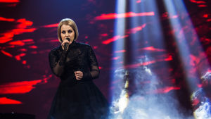 Norma John Uuden Musiikin Kilpailussa 2017.