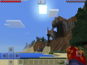 En solig (och händelselös) eftermiddag i världens näst mest sålda datorspel. En scen ur datorspelet Minecraft.