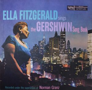 Skivomslag från 1959. Ella Fitzgerald Sings the Gershwin Songbook. Skivomslag från 1959.