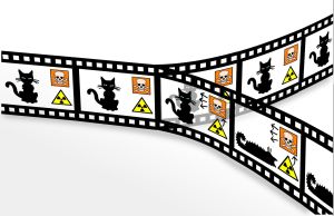 Tanke-experimentet om Schrödingers katt. Tanke-experimentet om Schrödingers katt.