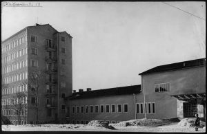 Åbolands sjukhus i Åbo då byggnaden byggdes på 1950-talet.