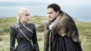 Daenerys Targaryen ja Jon Targaryen. Täti ja veljenpoika. Tuli ja...jään ja tulen laulu? // Kuva: HBO