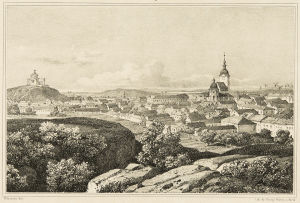 Turun keskusta ennen vuoden 1827 tulipaloa.