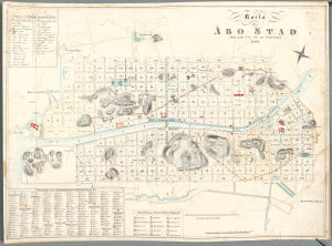Turun kartta vuodelta 1828.