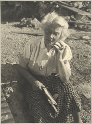 Alma Söderhjelm i slutet av 1930-talet. Alma Söderhjelm i slutet av 1930-talet.
