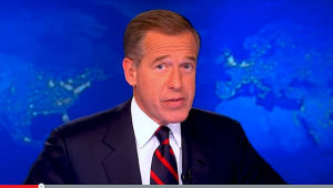 Brian Williams on pyytänyt valhettaan anteeksi. Se ei estä nettimeemittelijöitä tekemästä pilakuviaan. // Kuva: YouTube.com / Michael Rusch