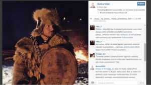 Uniikin Instagramissa käydään jo kiivasta vääntöä uudesta musiikkivideosta. // Kuva: Kuvakaappaus Uniikin Instagram-sivulta