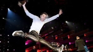Måns Zelmerlöw sai 35 prosenttia Ruotsin euroviisukarsinnassa annetuista äänistä. // Kuva: EPA / Maja Suslin / TT