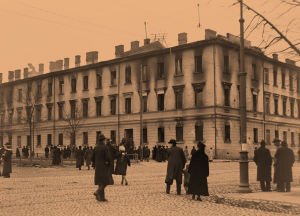 Turun kasarmi palo jälkeen 14.4.1918. Turun kasarmi palon jälkeen 14.4.1918.