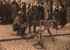 Saksalaisia sotilaita Helsingissä 13.4.1918.