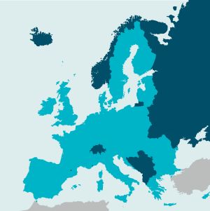 EU år 2018, inlusive Storbritannien (dvs före brexit)