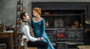 Neiti Julie – Colin Farrell ja Jessica Chastain John (Colin Farrell) ja Julie (Jessica Chastain) elokuvassa Neiti Julie