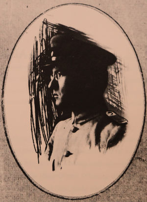 Elmer Diktonius armeijassa 1918.