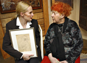 Sara Paavolainen ja Claire Aho (2002).