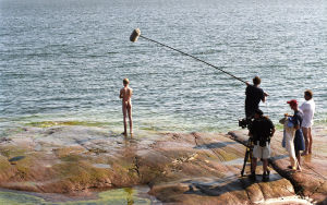 Tv-draama Vennyn kuvauksissa (2002).