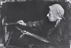 Venny Soldan-Brofeldt maalaa (1930-luku).