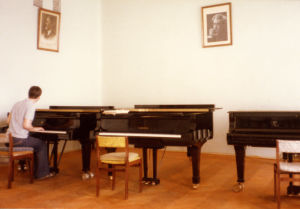 Lev Naumovin luokka Moskovan konservatoriossa 1978.