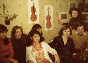 Juhlat Moskovan konservatorion asuntolassa 1978.