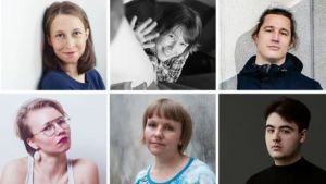 De nominerade till Den dansande björnen 2019: Miira Luhtavaara, Stina Saari, Jere Vartiainen, Nelli Ruotsalainen, Silene Lehto och Tuukka Pietarinen. De nominerade till lyrikpriset Den dansande björnen 2019.