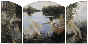 Akseli Gallen-Kallelan maalaus Aino-taru.