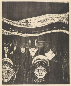 Edvard Munch: Anxiety, grafiikka