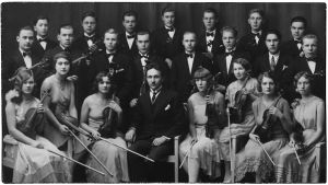 Viipurin Musiikkiopiston kamariorkesteri 1928.
