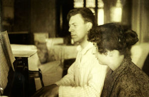 Säveltäjä Ernest Pingoud ja puolisonsa Nina o.s. Rosenlew.