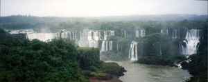 Foz do Iguaçunissa Iguassun putokset Etelä-Amerikassa