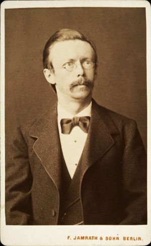 Richard Faltin Berliinissä vuonna 1870. Richard Faltin vanhempi Berliinissä 1870.