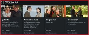 Listan Se också på på Yle Arenan använder rekommendationerna Mer om samma ämne. Yle Arenan och listan Se också på