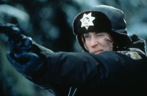 Frances McDormand elokuvassa Fargo, 1996 Frances McDormand elokuvassa Fargo