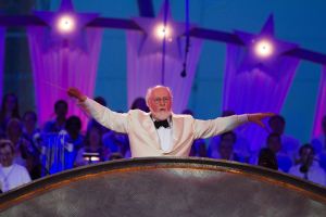 John Williams John Williams conducts during the A Capitol Fourth 2012 Independence Day Concert rehearsals at the National Mall in Washington, DC on Tues. July 3, 2012.