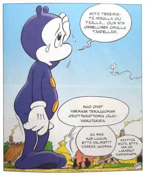 Avaruusolento Asterixissa.