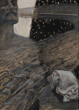 Akseli Gallen-Kallelan maalaus Kuolleitten virta vuodelta 1893.