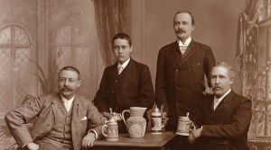 Sinebrychoffin panimomestareita 1880-luvulta
